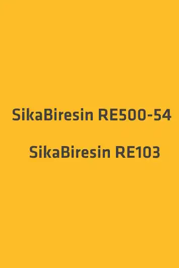 SikaBiresin RE500-54  SikaBiresin RE103