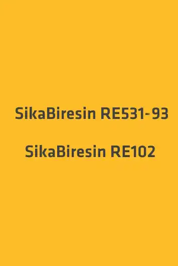 SikaBiresin RE531-93 SikaBiresin RE102